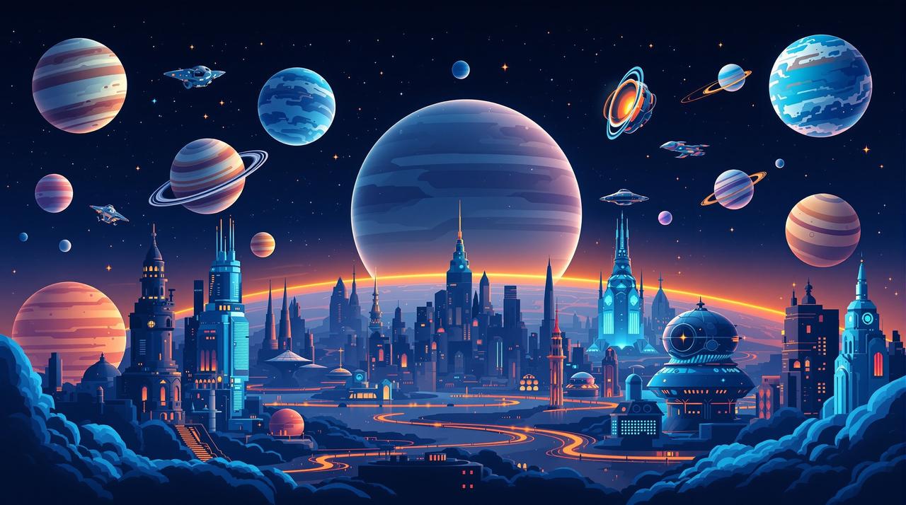 无夜影院专题 - 科幻宇宙横幅